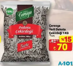 ÇEREZYA YERLİ DAKOTA AYÇEKİRDEĞİ 1 KG